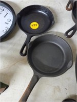 TWO CAST IRON SKILLETS