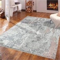 MDA Home Legacy Blue/Gray Rug - 5'10 x 8'10