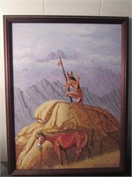 oil on canvas Indian picture