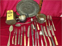 Civil War Mugs, Utensils, Plate