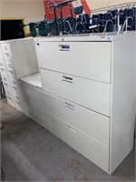 2 Hon Lateral File Cabinets, 1 tall 1 short