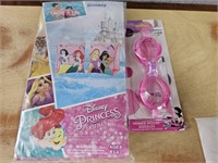 NEW Disney Arm Floaties & Goggles Princess
