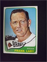 1965 TOPPS #127 FRANK LARY BRAVES VINTAGE