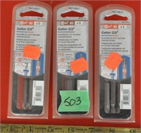 3 packs of drive bits - new