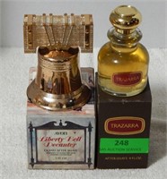 Avon Trazarra aftershave, boxed, Liberty Bell