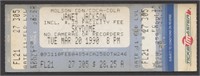 Janet Jackson Unused Concert Ticket Stub