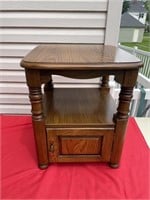 Small wooden side table