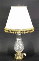 WATERFORD STYLE CUT CRYSTAL LAMP
