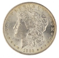 1885 Philadelphia BU Morgan Silver Dollar