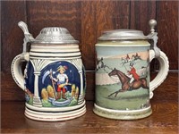 Two German Steins