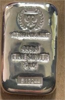 Silver Bar   .9999 5 Troy OZ Proof Quality