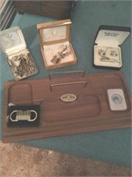 Walnut jewelry tray
