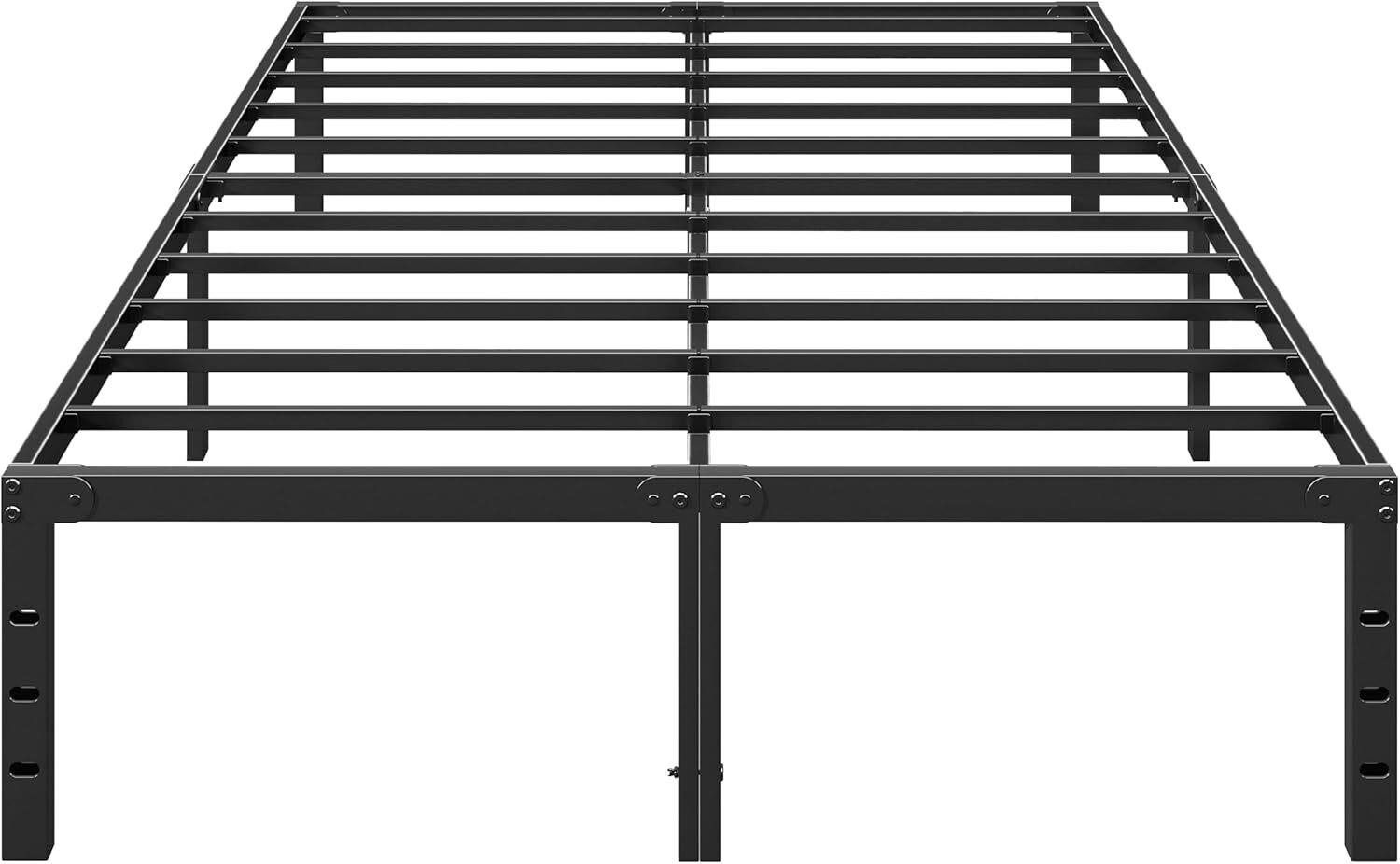 Queen Size Metal Platform Bed  14 Height