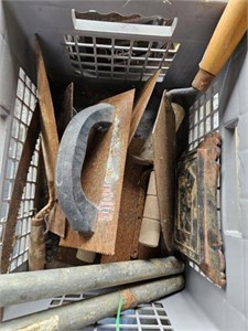 Crate of Cement Tools/ Trowels