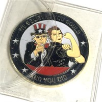 VFW National President Challege Coin