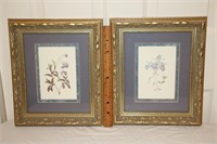 Pair of Floral Pictures