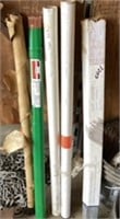 5 bundles of various tig welding rods, 2 are full