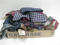 Lot Of Assorted Vintage Neck Ties As Pictured