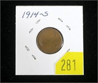 1914-S Lincoln cent