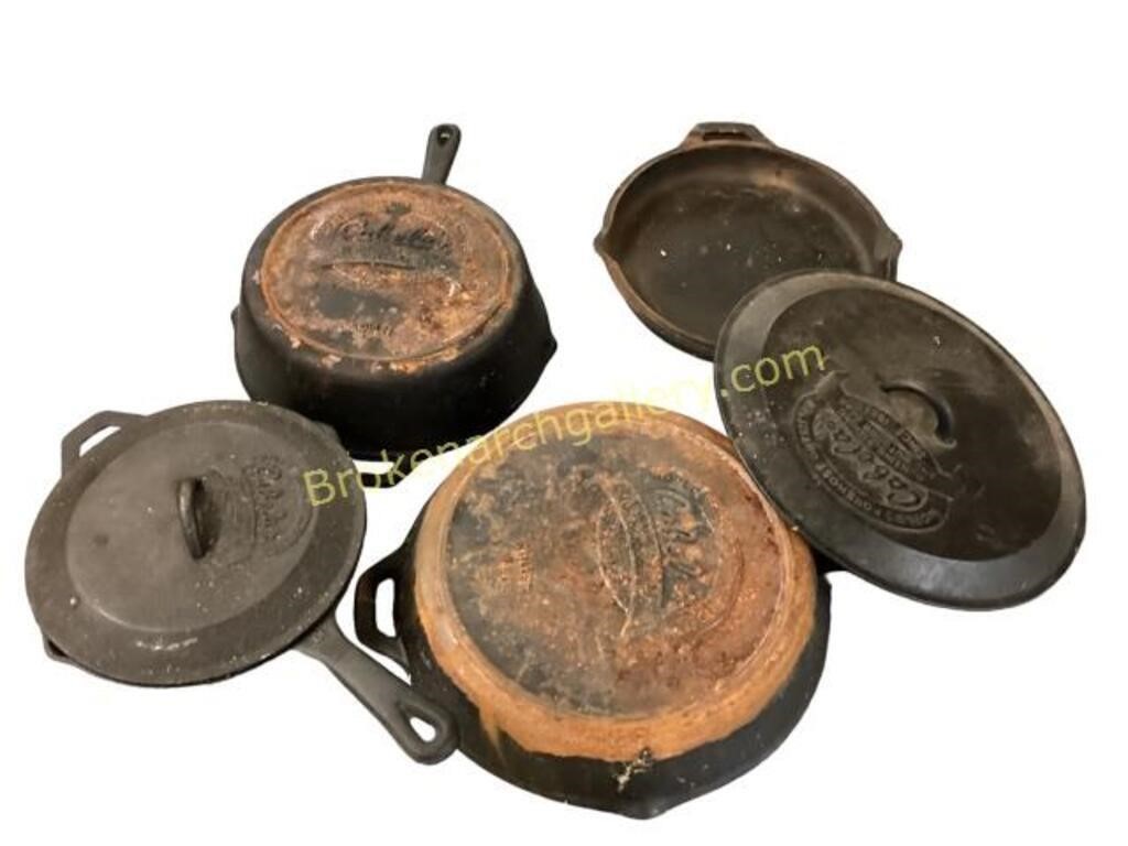 6 Pieces Cast Iron Cookware