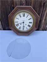 Antique Spring-Driven Wall Clock