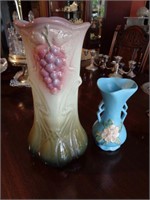 2 Weller Vases - 12" and 7"