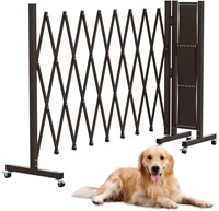 $219  -Retractable Outdoor Dog Gate, 216'' Wide