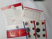 1987 Uncirculated coin set D and P Mint Marks