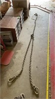 Double loop log chain.  8 ft