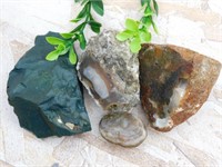 MIXED LOT ROCK STONE LAPIDARY SPECIMEN