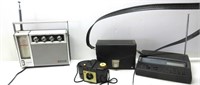 Panasonic Radio, Kodak Brownie Camera, Scanner/Rec