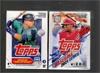 2 Count - Topps Series 1 Baseball Blaster Boxes: