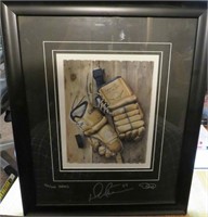 Darryl Sittler Signed Picture Frame 18"x15" # /225