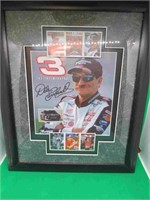 Dale Earnhardt 16" x13" Framed Picture Stamps /500