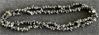 Hematite Beads Long Necklace