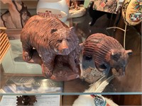 (2) bear figures