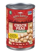 5-Pk Dunya Harvest Organic Chickpeas, 398ml