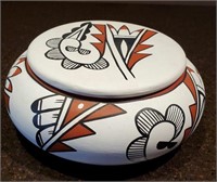 Handmade & Painted covered SW bowl