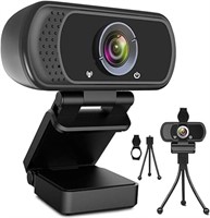 ToLuLu 1080P Webcam with Microphone, HD Webcam Web