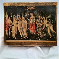 Old, Large Florentine Hinged Box Sandro Botticelli