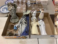 Angel figurines, some beads and more