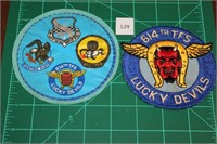 614th TFS; Gaggle 614th TFS (2 Patches)  USAF