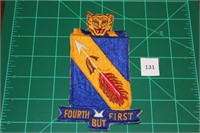 Fourth But First 1960s USAF Military Patch