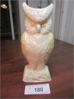 Belleek Owl Vase