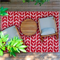 5'x8' Reversible Recycled Mat/Rug outdoor