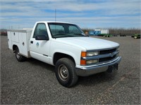 2000 Chevy 3500 Truck with Utility Bed
