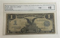 1899 $1 BLUE SEAL SILVER CERTIFICATE