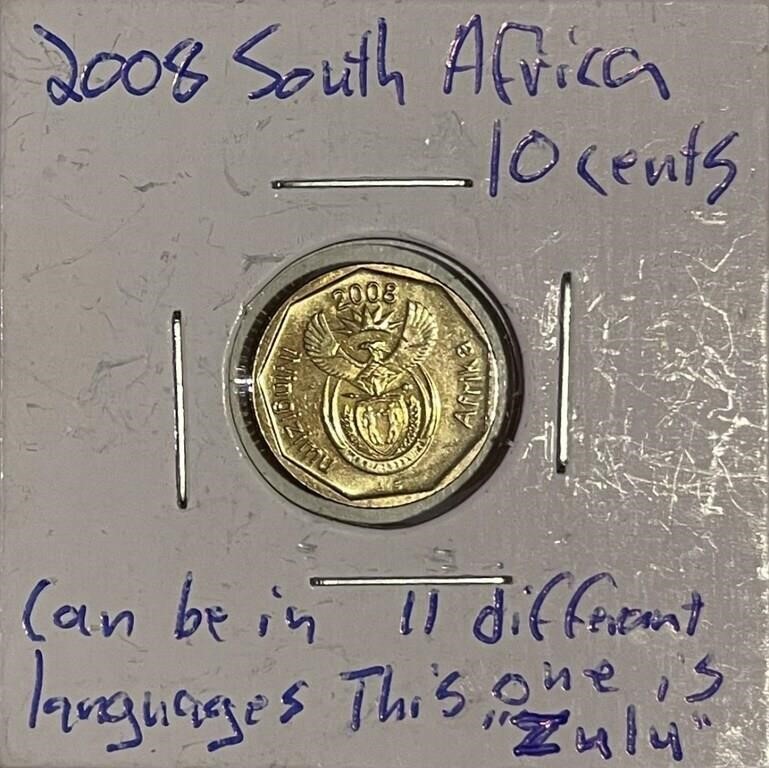 S.Africa 2008 10 Cents