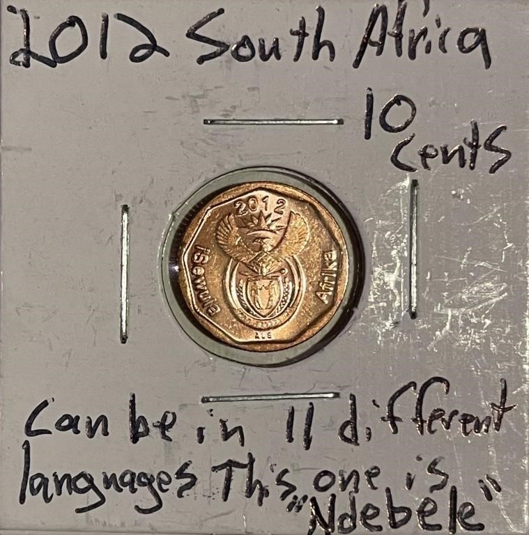 S.Africa 2012 10 Cents