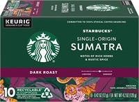 Starbucks Sumatra Dark Roast, 10 Pack